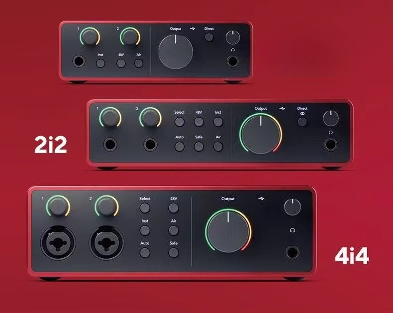 Audio Music Recording - بطاقة صوت فورستر سكارليت 2i2 كواد