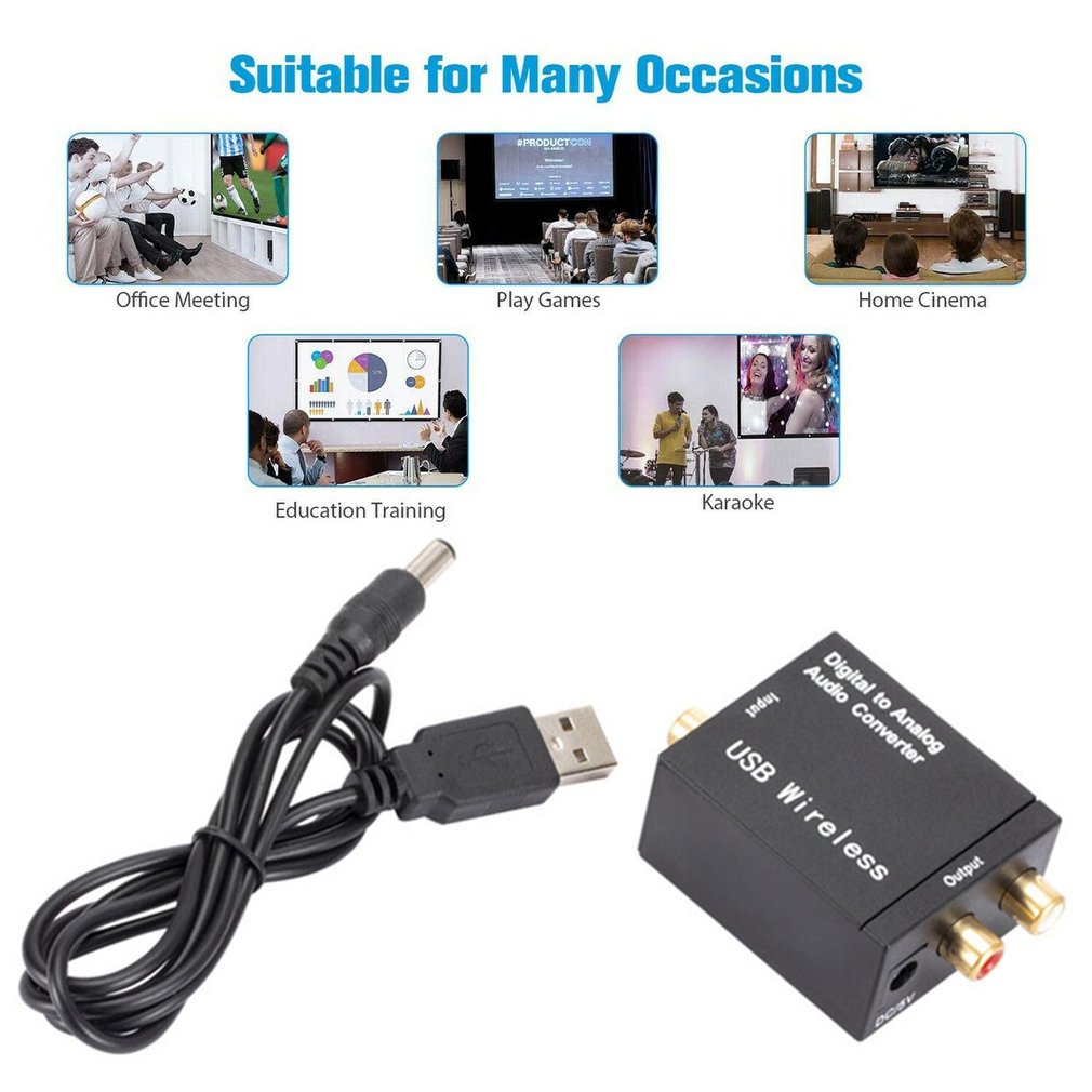 Headphone Amplifier Dac - محول صوت رقمي إلى تناظري مع