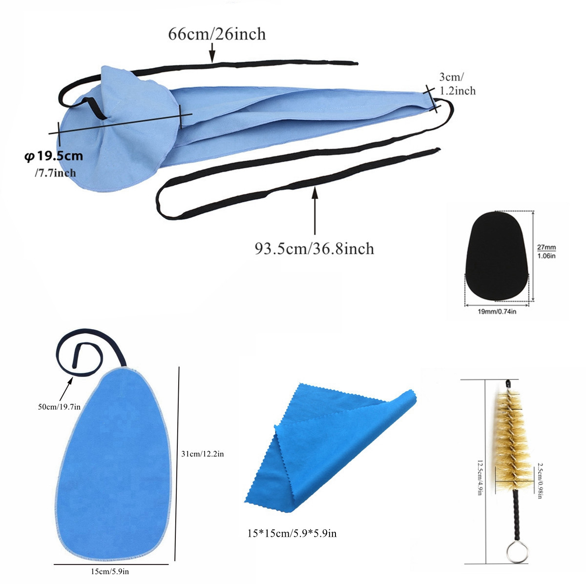 28 / 36 قطعة مجموعة أدوات تنظي - مراجعة Clarinet Care Kit وسعره