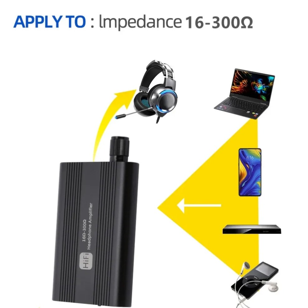 16-300Ω HiFi مضخم ضوت سماعات ا - مراجعة Audio Music Hub وسعره