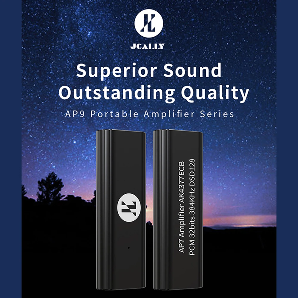 مضخم صوت محمول JCALLY AP7 - شر - مراجعة Headphone Amplifier Dac وسعره
