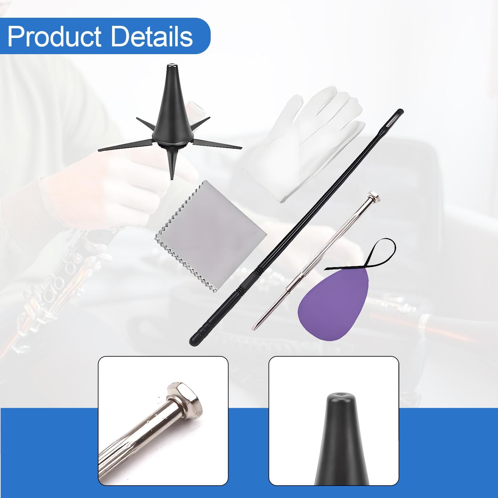 طقم تنظيف الكلارينيت، أدوات أس - مراجعة Clarinet Care Kit وسعره