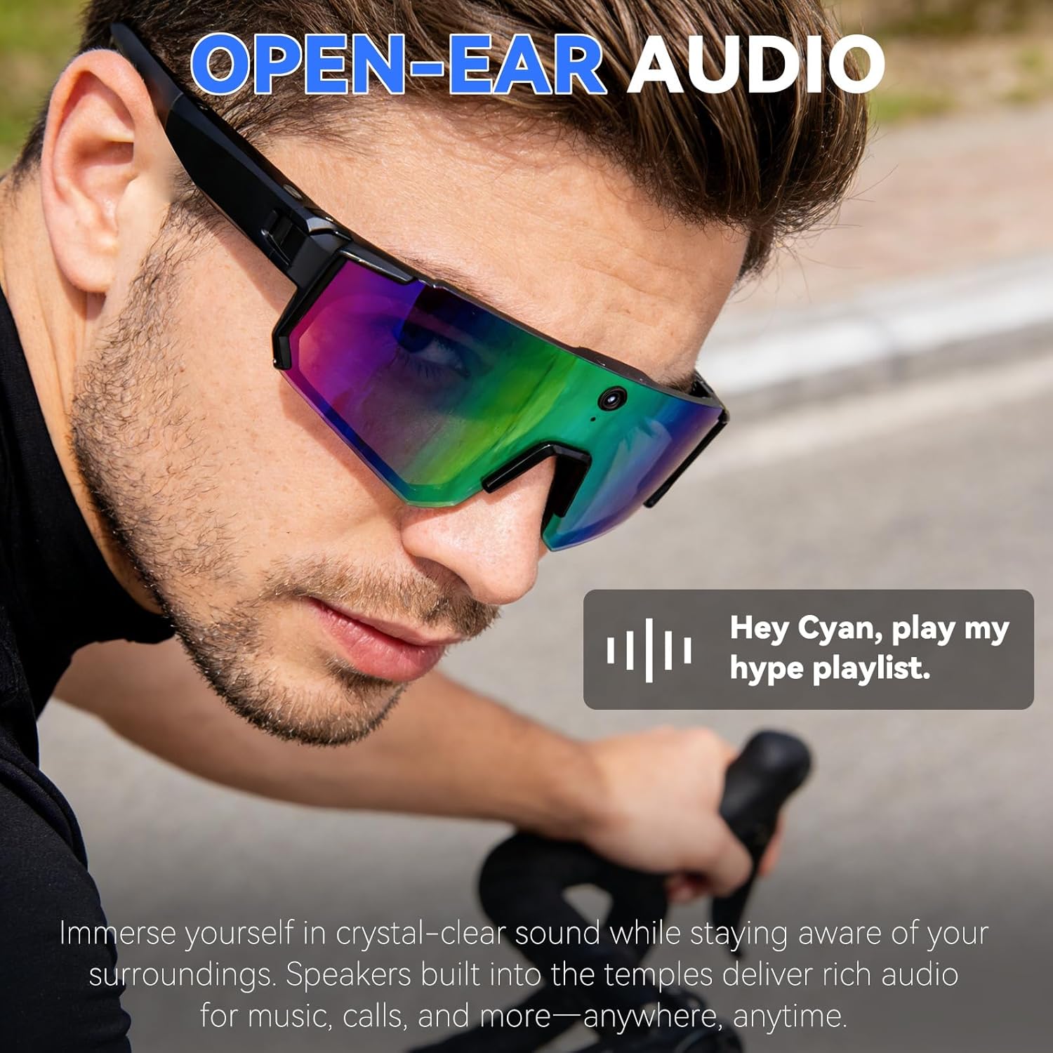 نظارات ذكية جديدة للتصوير والت - مراجعة Audio Music Recording وسعره