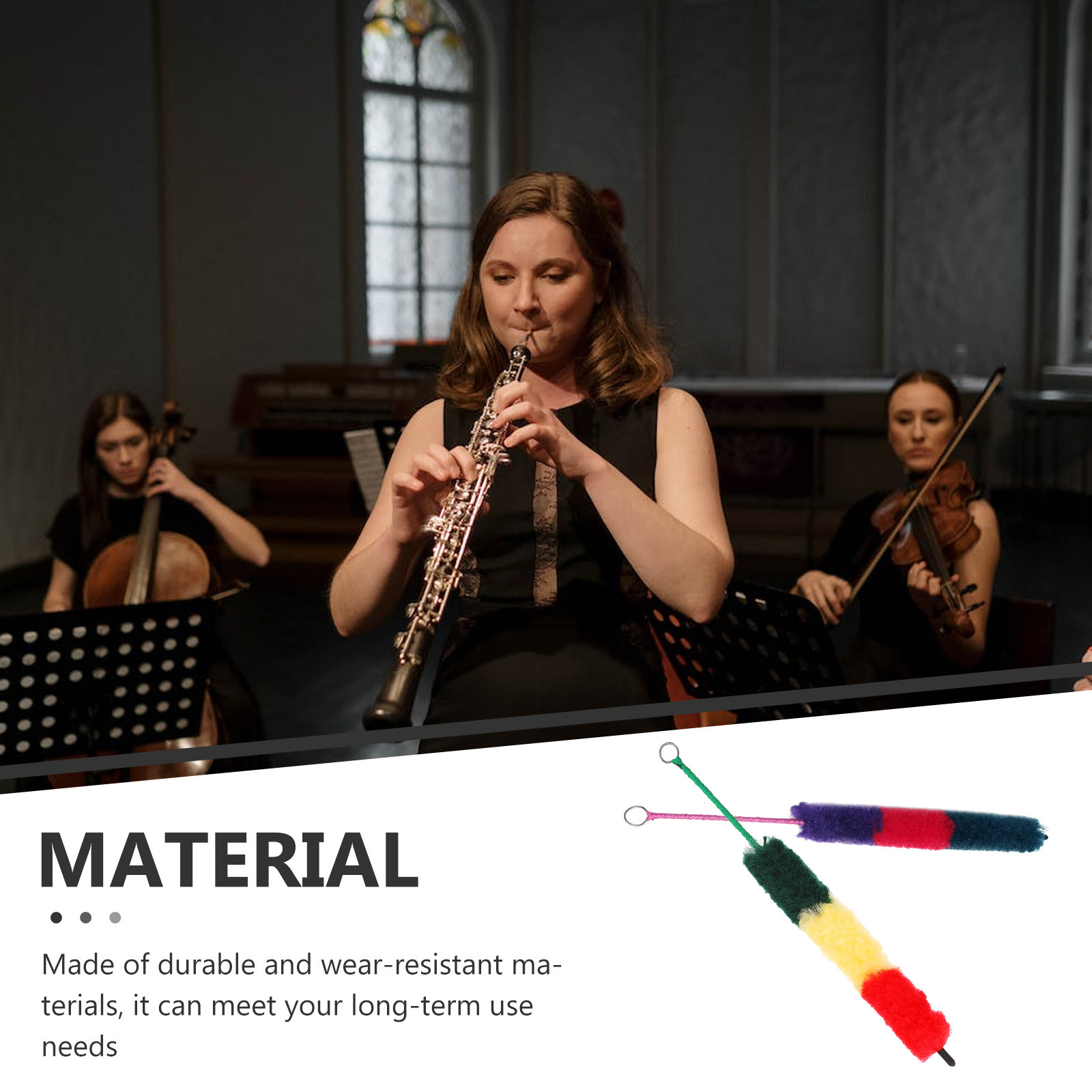 فرشاتان ناعمتان لتنظيف الكلاري - مراجعة Clarinet Care Kit وسعره
